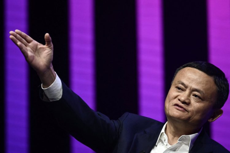 中国電子商取引最大手・阿里巴巴（アリババ）集団の創業者、ジャック・マー氏（フランス・パリ、AFP＝時事）
