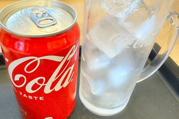松屋ではコーラが100円!(松屋公式Xより)