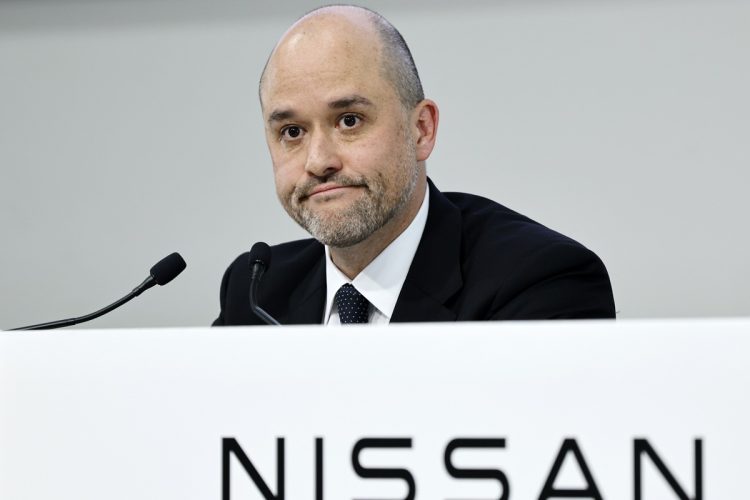 日産をV字回復させられるか(日産・エスピノーサ新社長/EPA=時事)