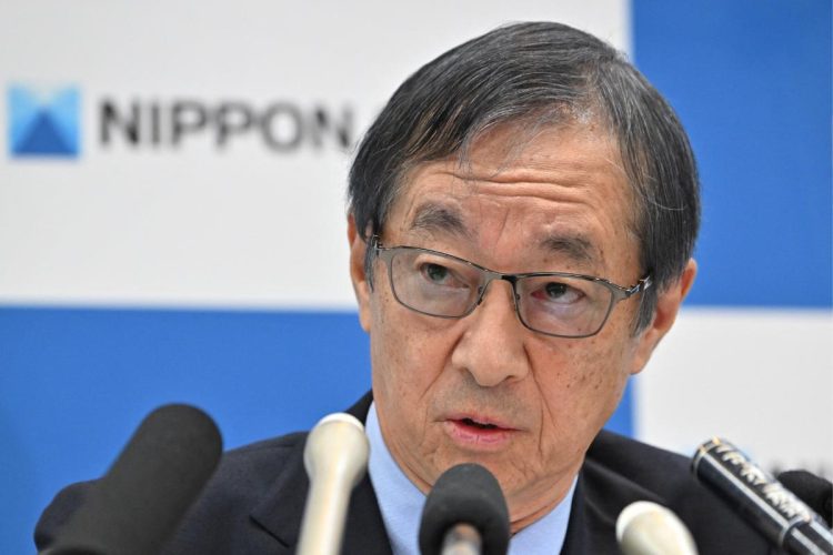 総額4兆円超を支出してもUSスチール買収計画の貫徹を目指す橋本英二会長兼CEOの”勝算”とは(AFP=時事)