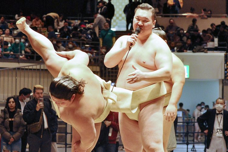 15回の開催を数える「白鵬杯」（時事通信フォト）