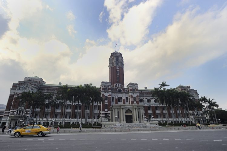 T1916年完成の「台湾総督府」の建物。現在は中華民国総統府として使用されている(Getty Images)