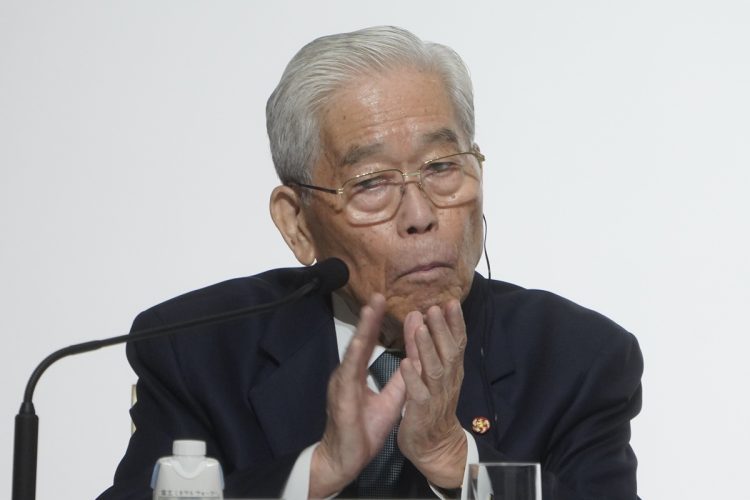 フジテレビ日枝久・元会長は直撃取材にどう応じたのか(時事通信フォト)