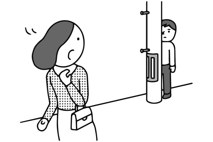 警察に被害状況をどう説明するか（イラスト／大野文彰）