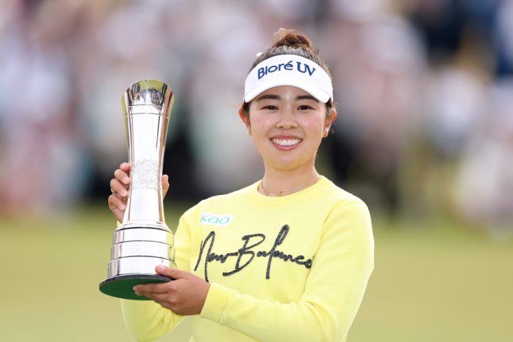 AIG全英女子オープンで優勝した山下美夢有(Getty Images)