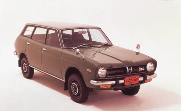 現在の“シンメトリカルAWD”へと繋がるシステムを搭載した国産初の乗用車タイプ4WDバン。レジャーにも使える4WDの可能性を確立したといえる