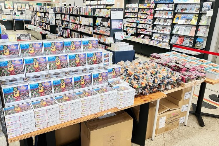 5周年イベントでのブッコローグッズ売り場