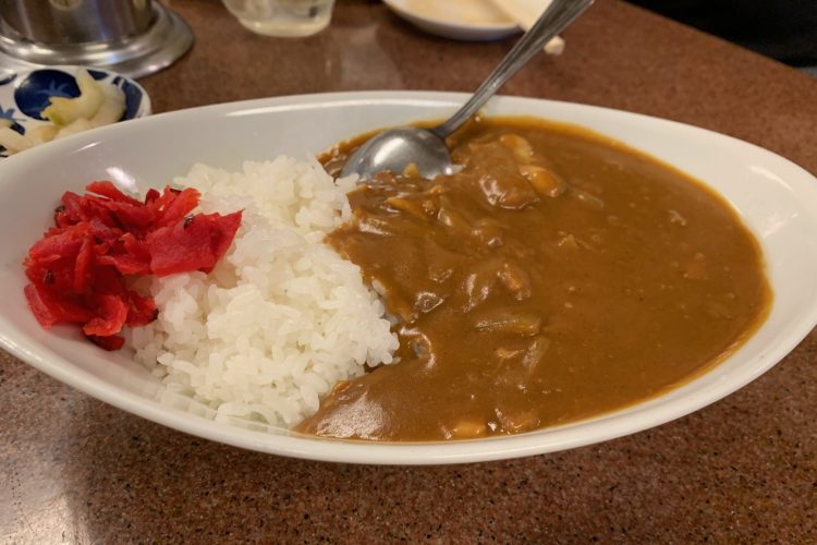 食べ終わってケンちゃん一言。「乗せればよかった」