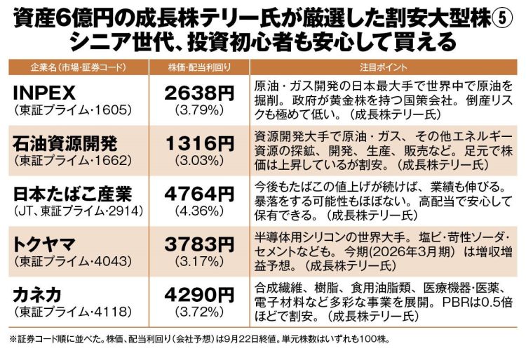 資産6億円・成長株テリー氏が厳選の5銘柄》「トランプ氏の政策が追い風