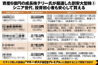 《資産6億円・成長株テリー氏が厳選の5銘柄》「トランプ氏の政策が追い風」「株価が5～10倍に伸びる可能性も」…投資の経験があまりない人にも勧められる「割安な大型株」の魅力を力説