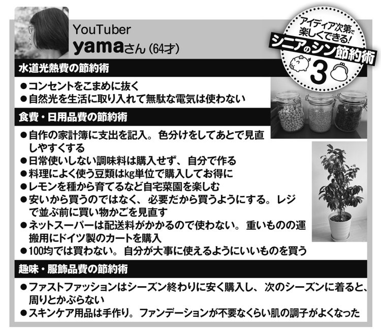 yamaさんの節約術