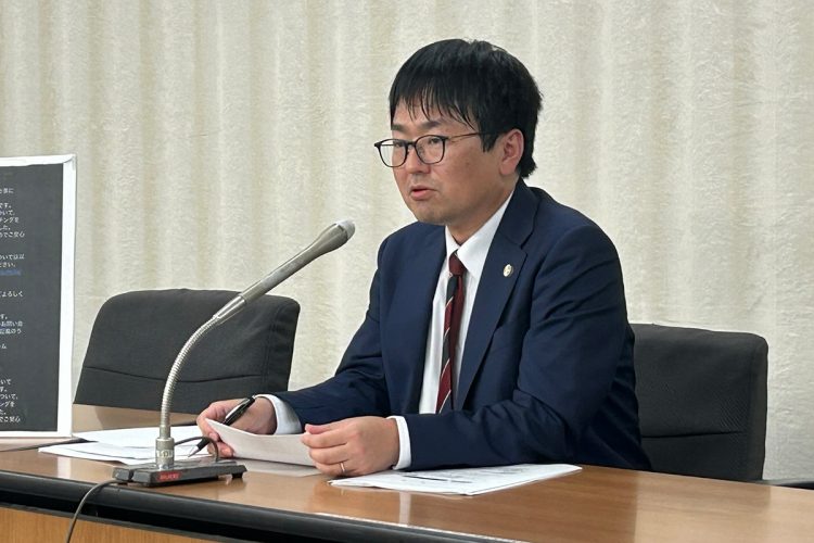 原告代理人の牧野裕貴弁護士