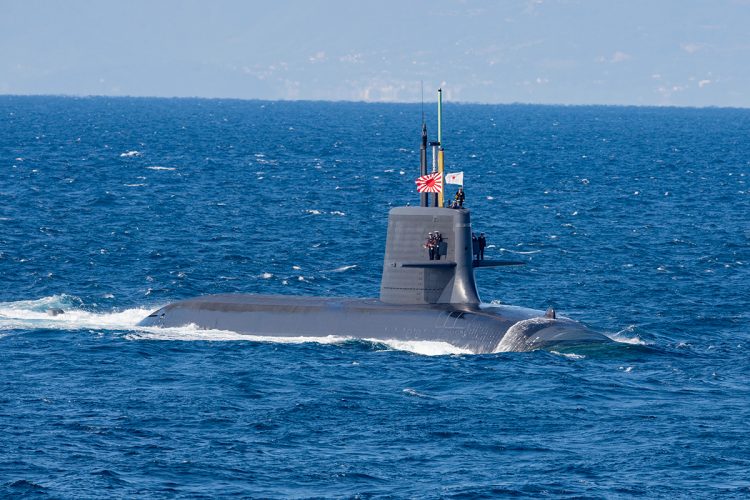 たいげい型潜水艦(撮影/菊池雅之氏)