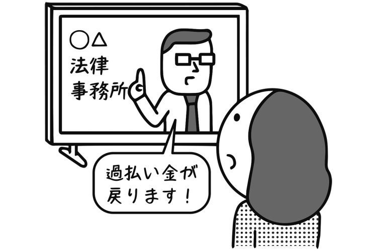 “完済後”の過払い金請求はいつまで有効か（イラスト／大野文彰）