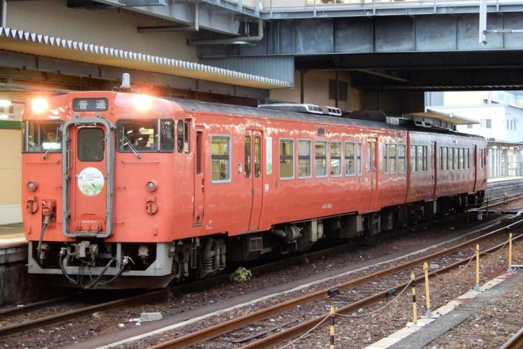 100％次世代バイオディーゼル燃料を導入した営業列車のイメージ（画像提供：JR西日本）