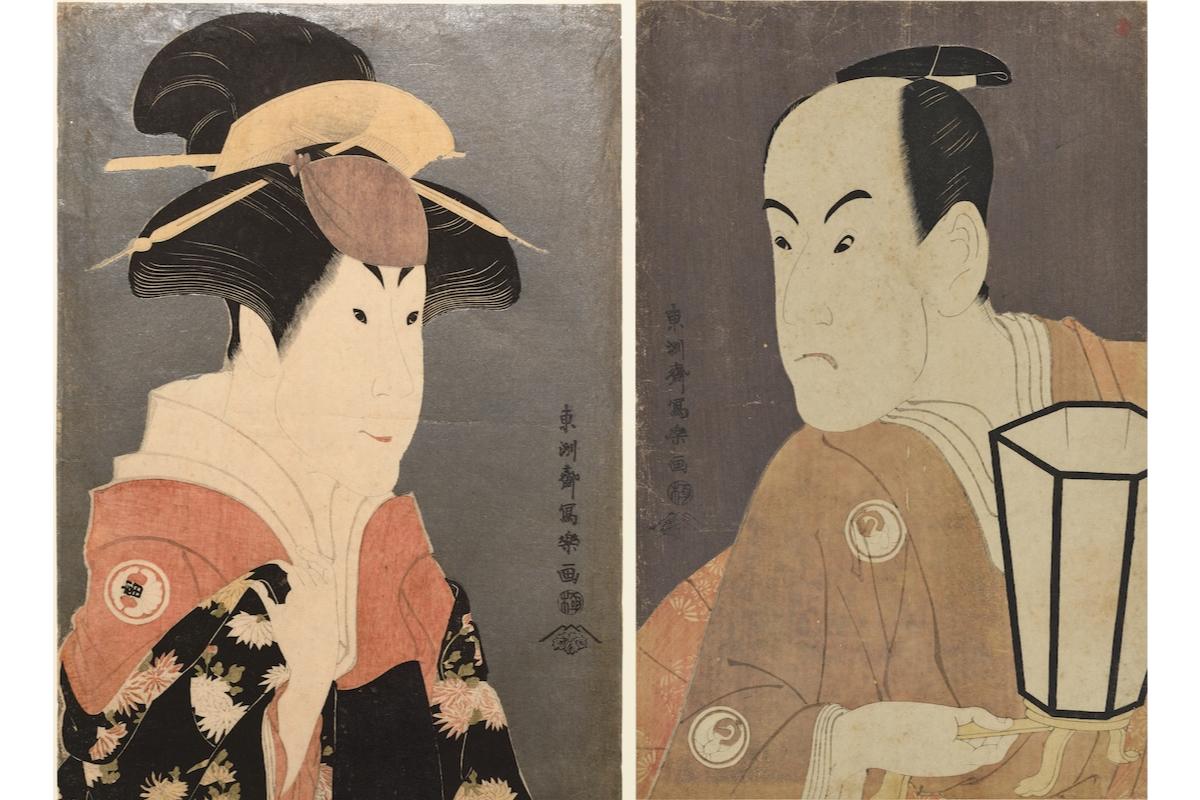 蔦重が出版した謎の絵師・東洲斎写楽の「役者大首絵」。出典:ColBase(https://colbase.nich.go.jp/)