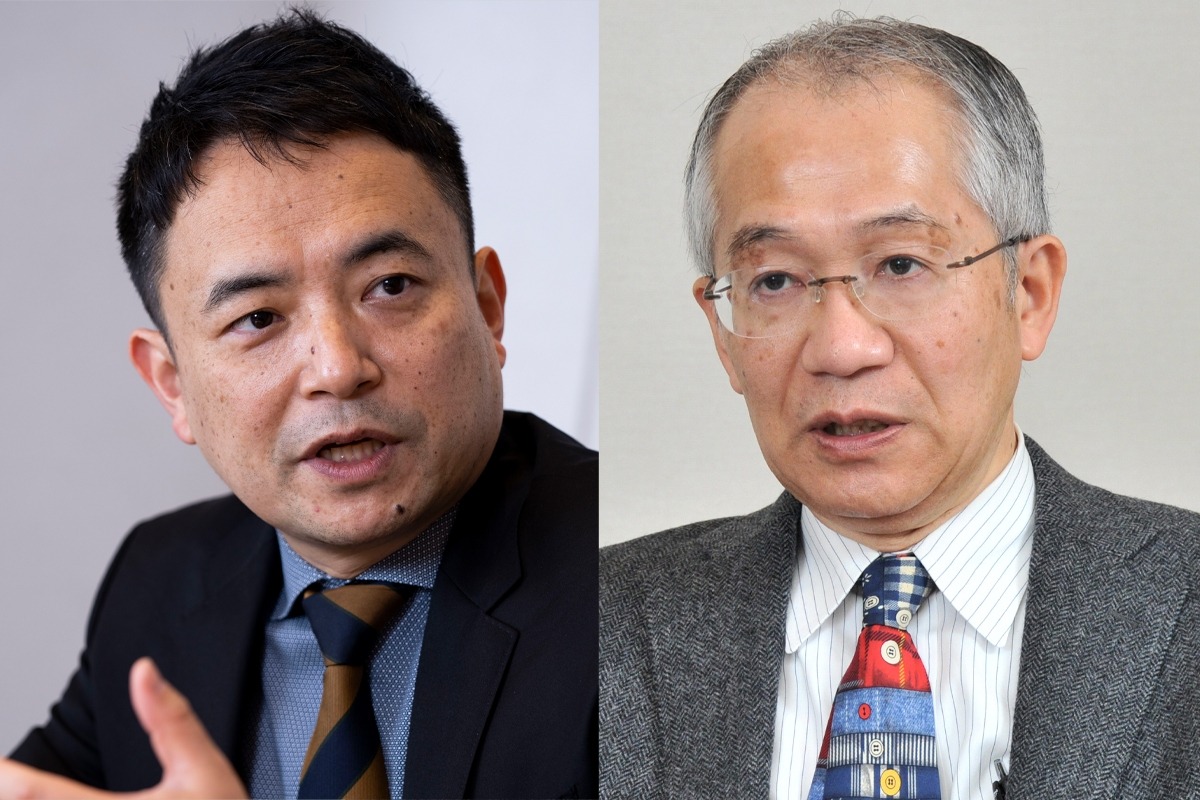 社会学者の橋爪大三郎氏（右）とジャーナリスト・峯村健司氏が2026年の中国について語り合った