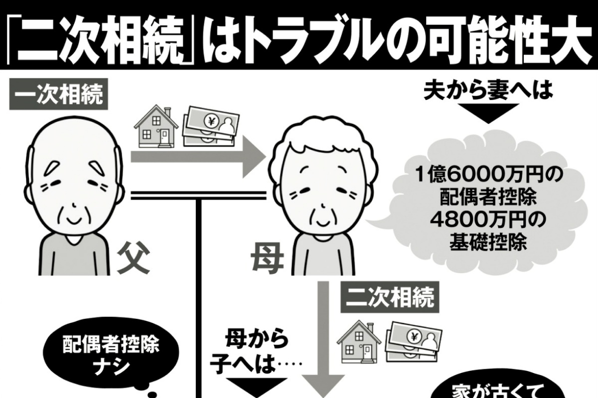 子供たちへの「二次相続」は非課税枠は減るのに財産総額が大きくなる落とし穴 「わずかな不公平感でも意見がぶつかり、対立につながりやすい」と専門家警鐘 |  マネーポストWEB
