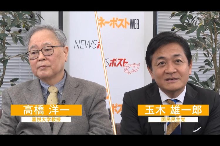 玉木氏と高橋氏が熱く語り合った