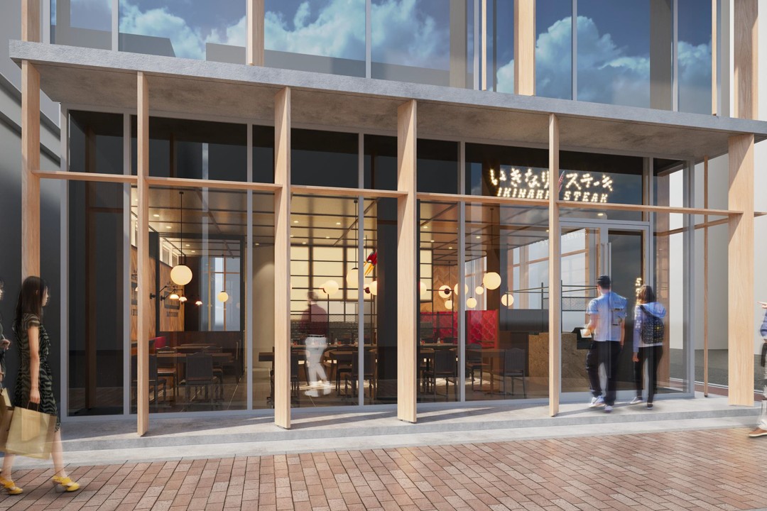 「いきなり！ステーキ」の次世代型新店舗・神田北口店（プレスリリースより）