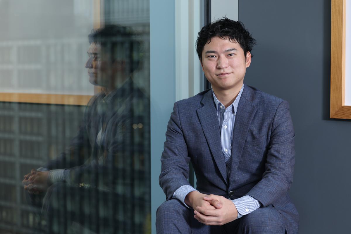 スタートアップ経営者からコンサル大手・アクセンチュアの仲間入りをした経緯を語る(撮影:杉原賢紀)