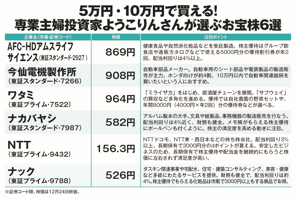 資産1.8億円の専業主婦投資家・ようこりんさんが選ぶ注目の5万円／10万円株 》安定の鉄板インフラ企業、財務健全の自動車部品メーカーほか、日経平均に左右されにくい割安株6銘柄を厳選セレクト | スマートニュース