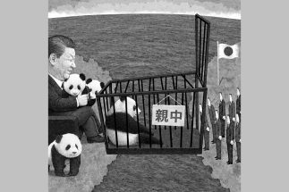 長く続いた「パンダ外交」だったが…（イラスト／井川泰年）