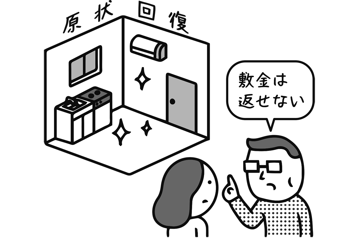 かなりきれいに使用していたのに…(イラスト/大野文彰)