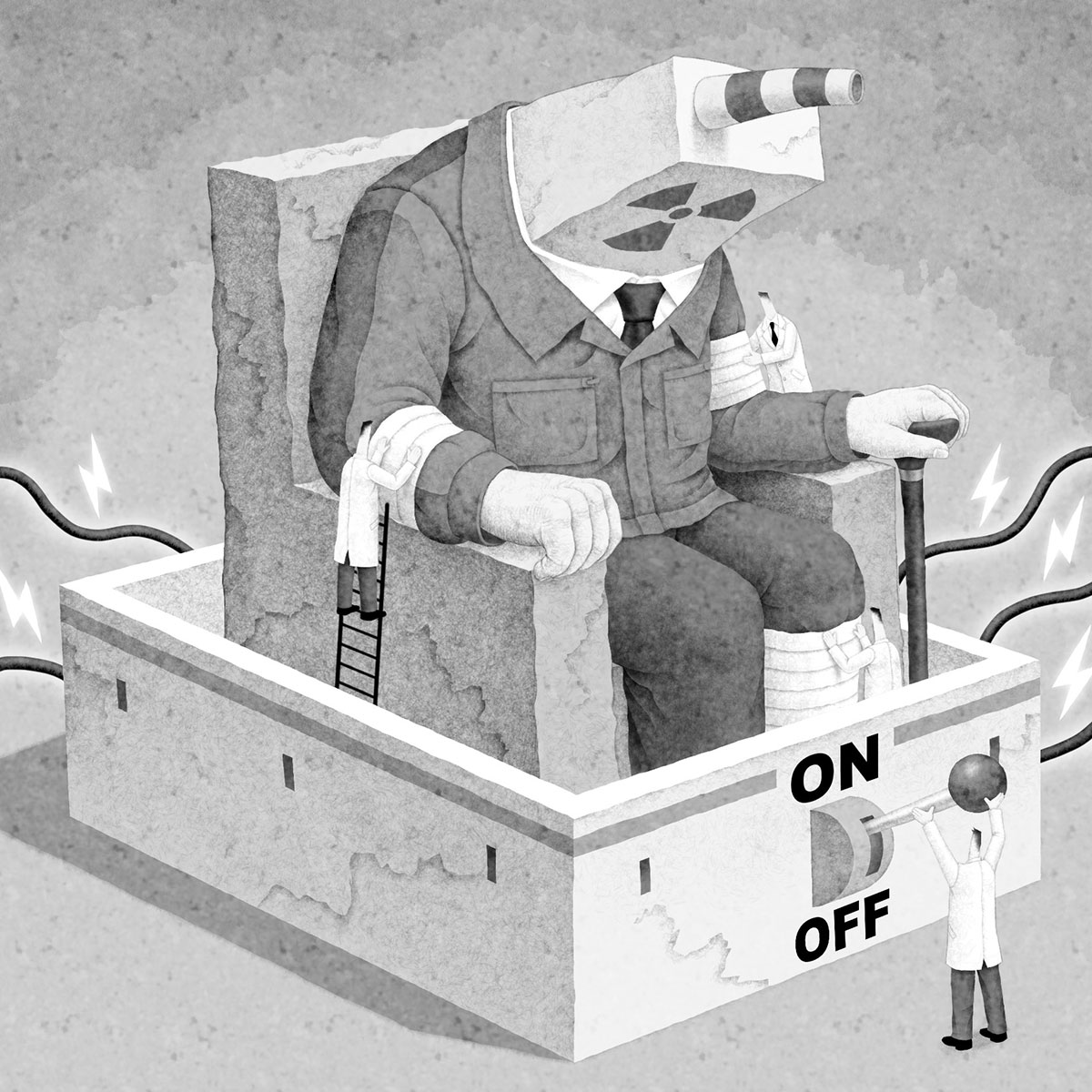 再稼働するために必要な条件とは（イラスト／井川泰年）