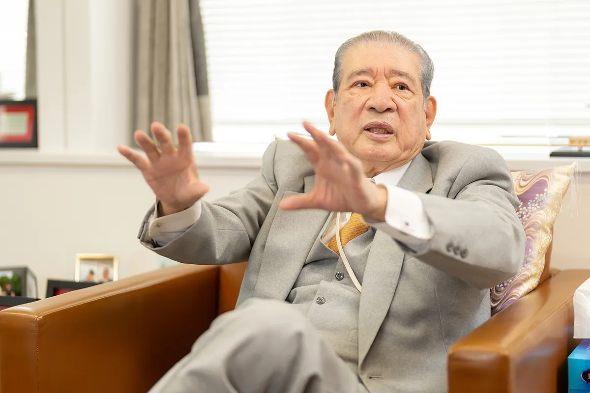 よどみなく語る笹川堯氏