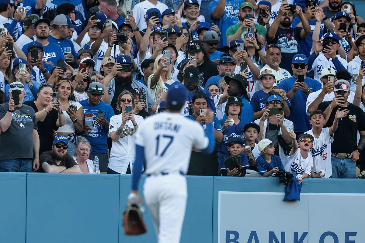 3年ぶりに二刀流での開幕を迎える今季、大谷はドジャースファンの歓声を最も浴びる(Getty Images)