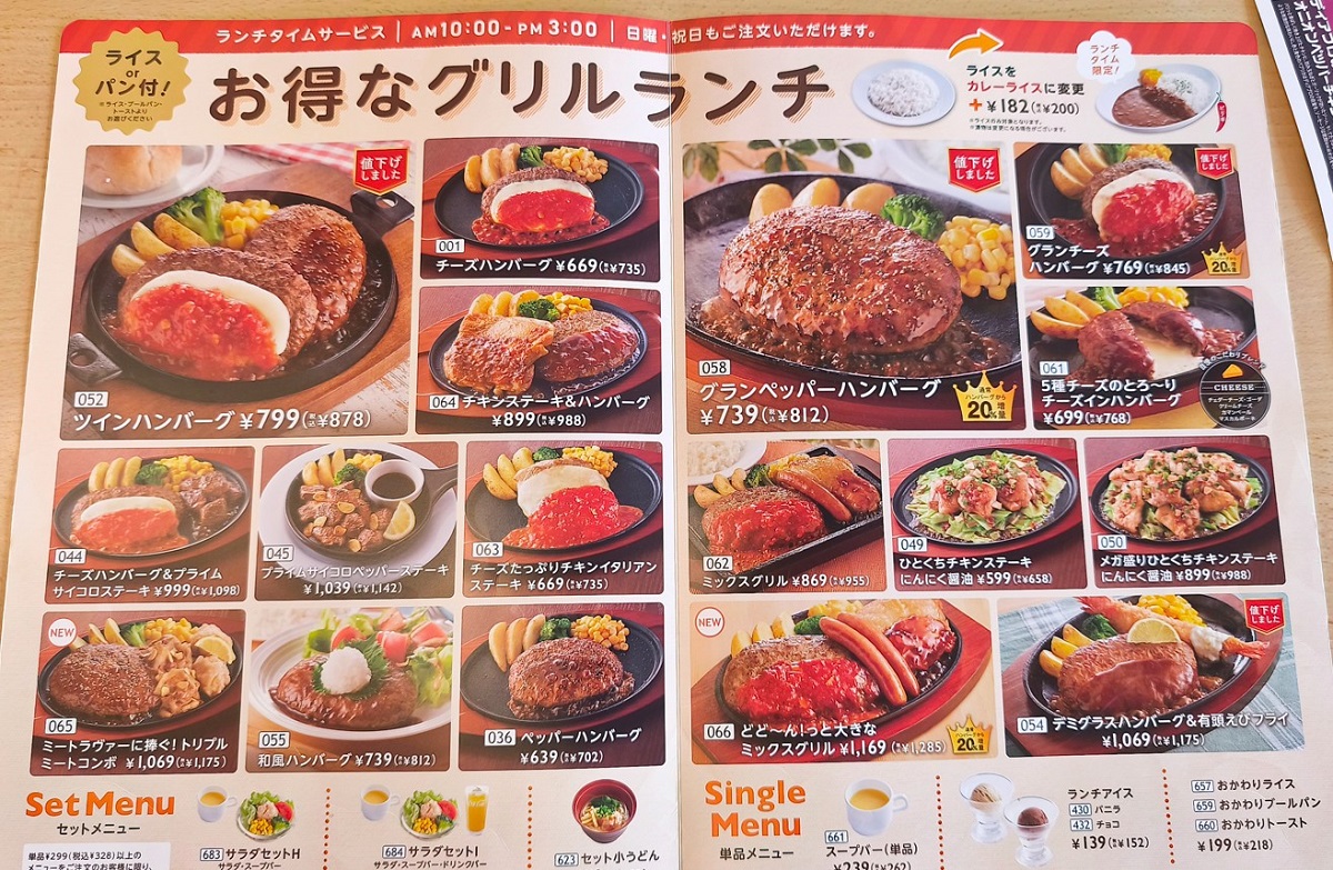 わんぱくなランチも