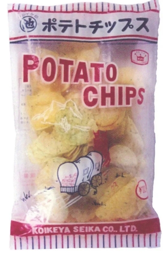 発売当初のポテトチップス「のり塩」(湖池屋提供)
