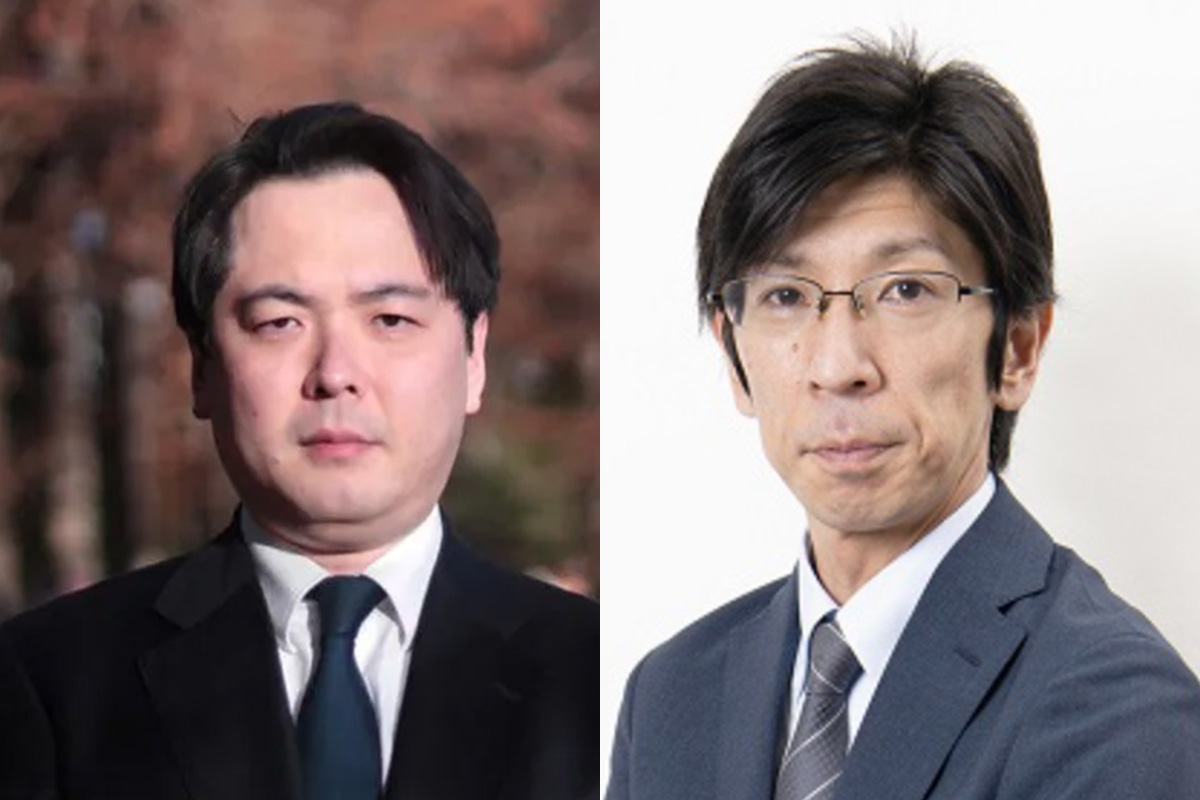大島てる氏(=左)と大熊昭氏