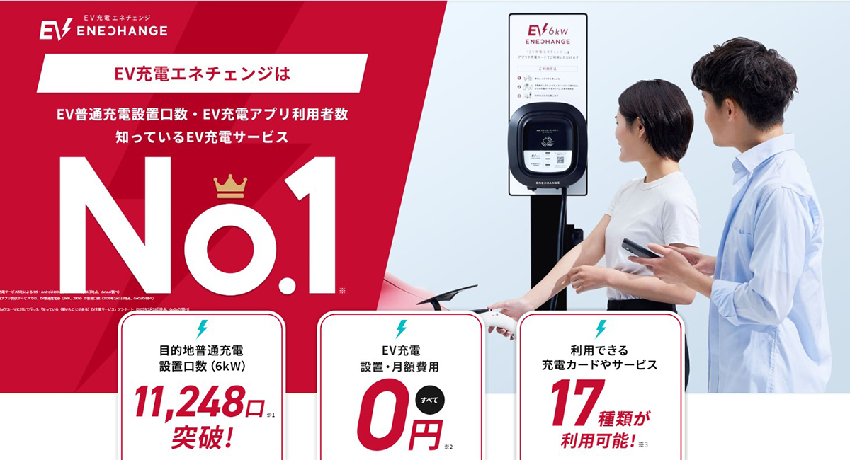 中部電力グループで、EV充電器事業を手がけるミライズエネチェンジが民事再生手続きを申し立てた（公式サイトより）