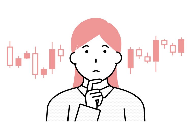 ちょる子さんは「株価チャートを読むこと」を何よりも大切にしているという（イラスト：イメージマート）