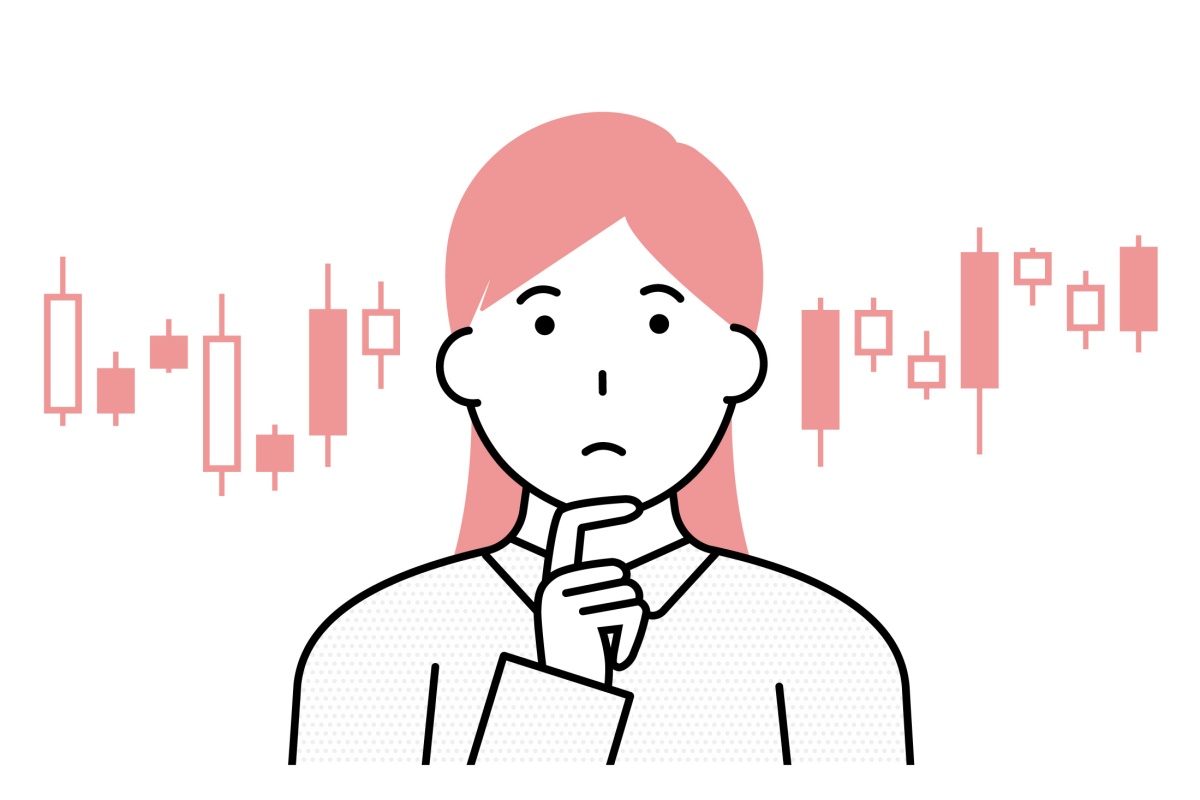 ちょる子さんは「株価チャートを読むこと」を何よりも大切にしているという（イラスト：イメージマート）