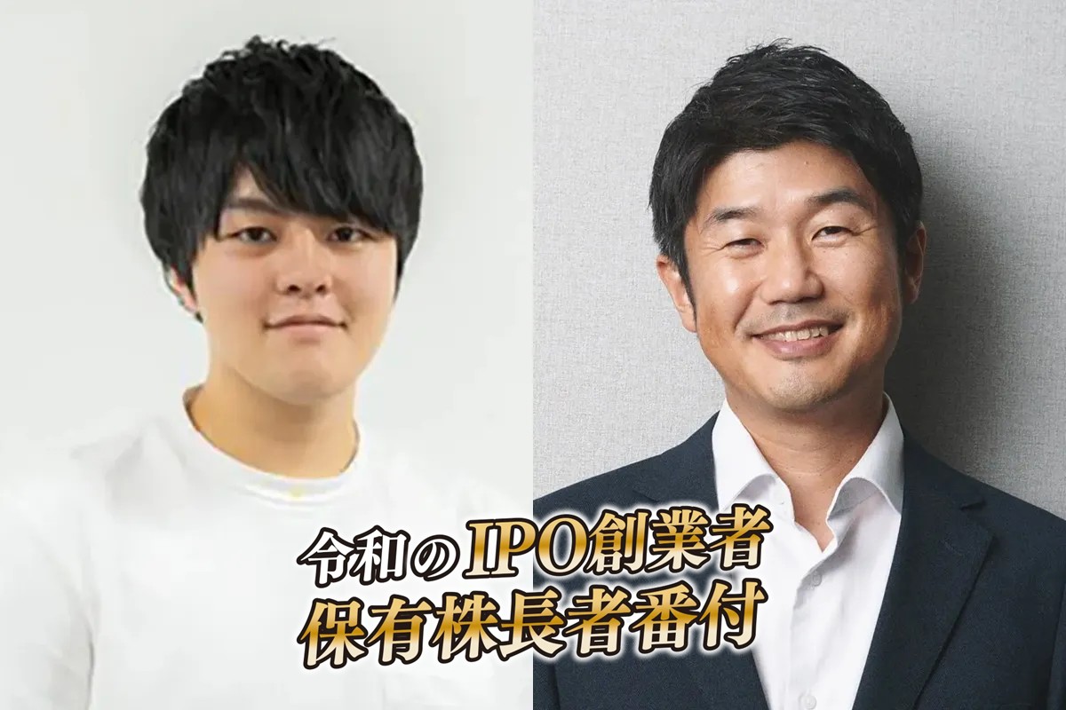 ANYCOLOR・田角陸CEO(本人のXより)とカバー・谷郷元昭CEO(時事通信フォト)