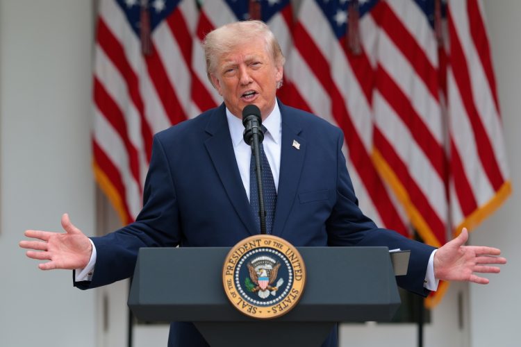 「ドル覇権」の回復は実現するか（トランプ大統領。Getty Images）