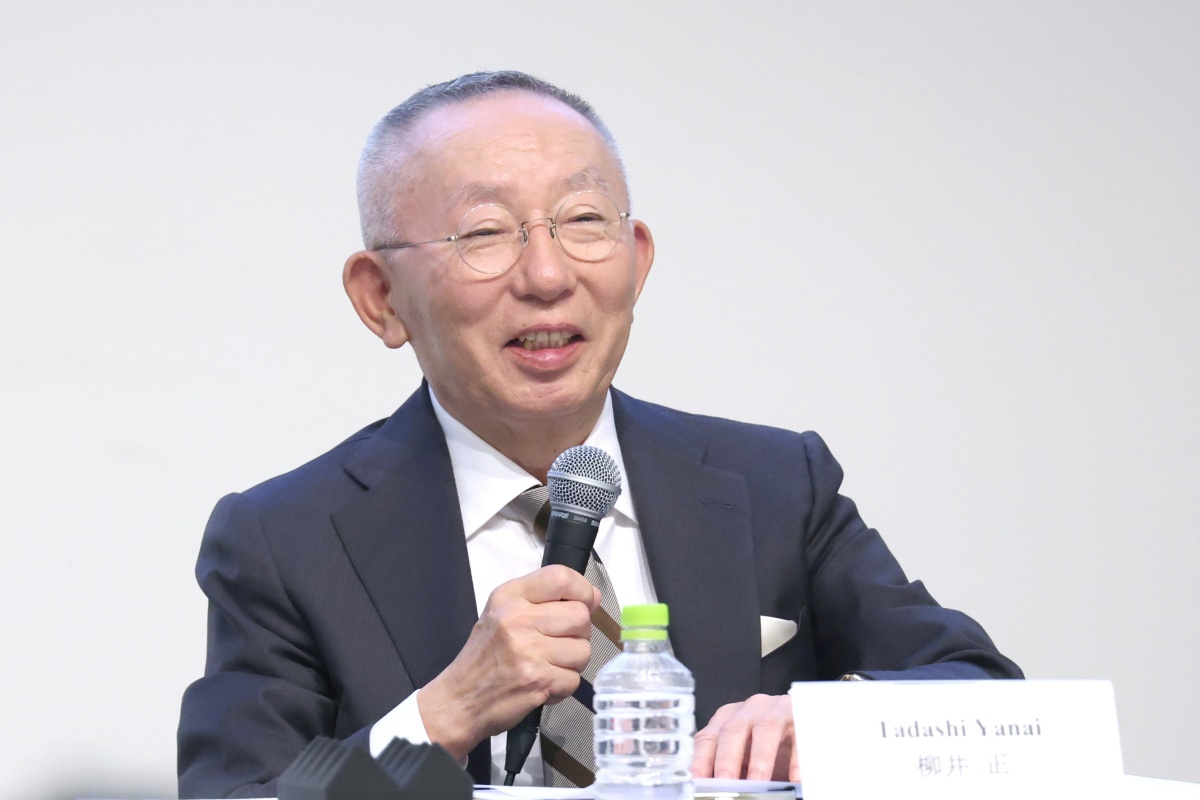 世界首位との距離は(柳井正会長兼社長/時事通信フォト)