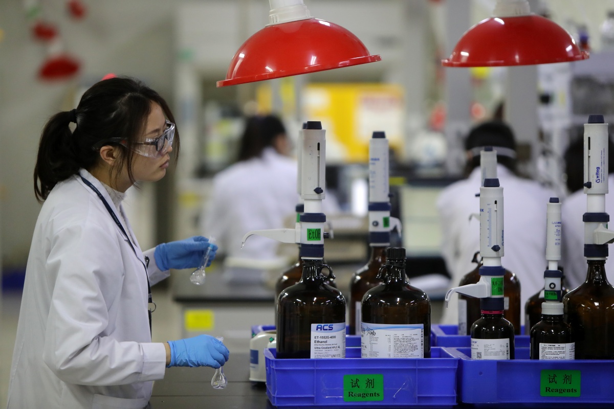 中国CXO業界の現在地は(凱莱英医薬の天津の開発センター。Getty Images)