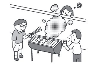 もう耐えられない…（イラスト／大野文彰）