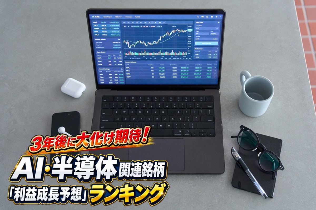 藤井英敏氏がAI・半導体関連の「3年平均利益成長率ランキング」で注目する企業とは(写真:イメージマート)