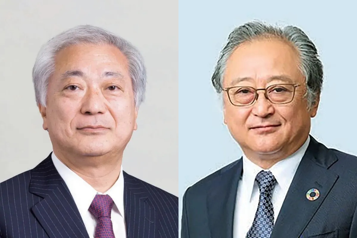 仕事内容も様々(左から勝栄二郎氏、木下康司氏/ホームページより)