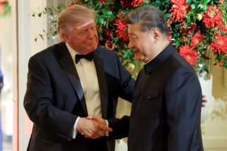 異例の厚遇で習近平主席をもてなしたトランプ大統領（Getty Images）