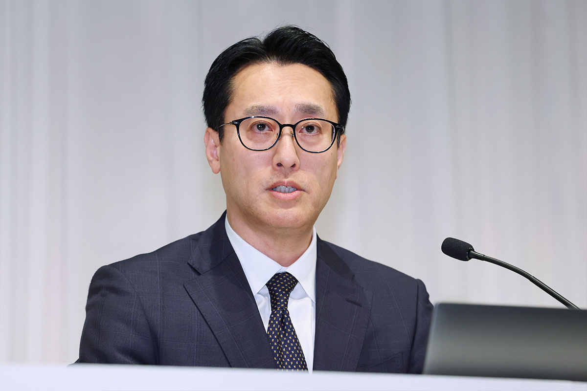 プルデンシャル生命保険の得丸博充社長(時事通信フォト)