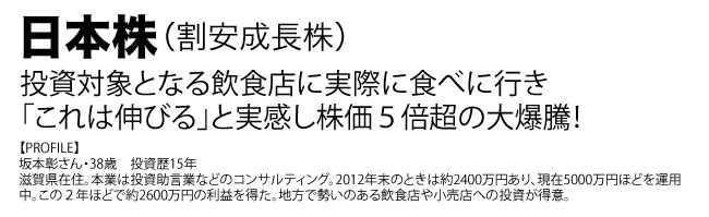 日本株（割安成長株）