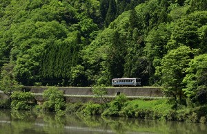 2018年春に廃線が決定している三江線