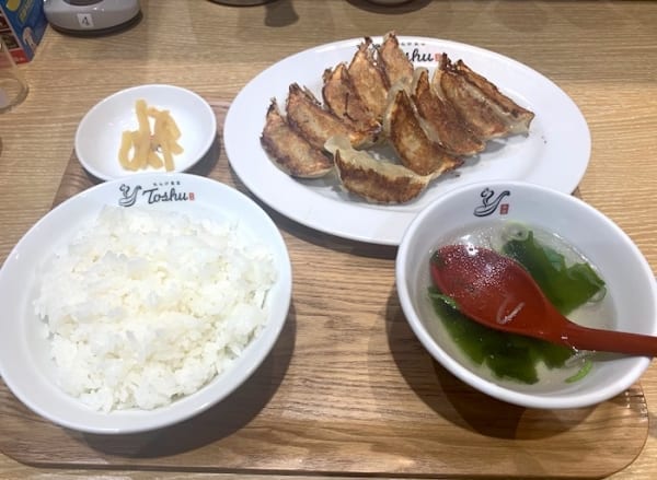 れんげ食堂Toshuの『W餃子定食』