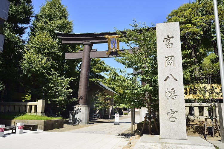 門前仲町と言えば、「富岡八幡宮」のお膝元